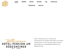 Tablet Screenshot of berliner-pension.com